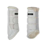 Acavallo Hind Brushing Boots Faux Sheepskin & Triple Hook-And-Loop Closure