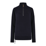 Dubarry Womens Morrisey Zip Neck Sweater #Colour_navy